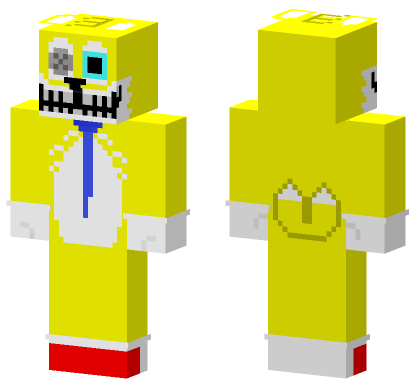 Tails Mr Stripes Minecraft Bedrock skin