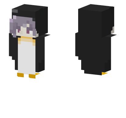 Takamatsu Tomori Penguin Minecraft Bedrock skin