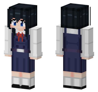 Tamako Kitashirakawa Tamako Market Minecraft Bedrock skin