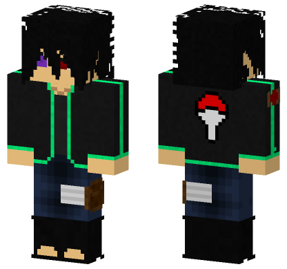Tashiro Uchiha Uzumaki Minecraft Bedrock skin