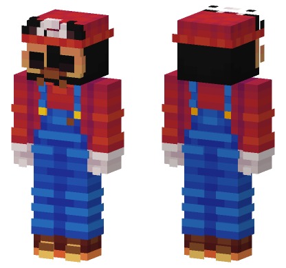 Tazz Mario Minecraft Bedrock skin