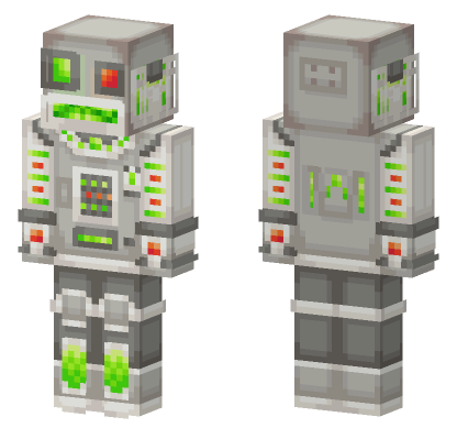 Techno 2 Skin Minecraft Bedrock skin