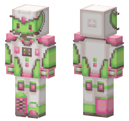 Techno 6 Minecraft Bedrock skin