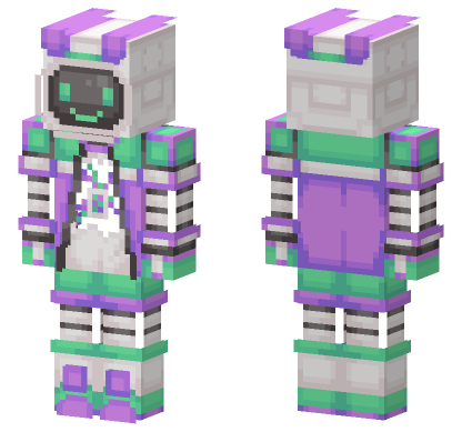 Techno 7 Minecraft Bedrock skin