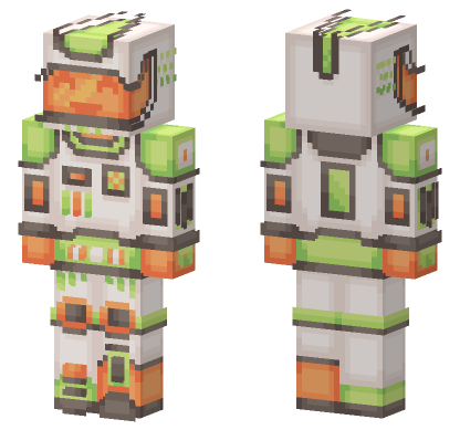 Techno 8 Minecraft Bedrock skin