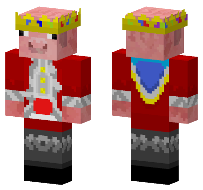 Technoblade Crown Skin Minecraft Bedrock skin