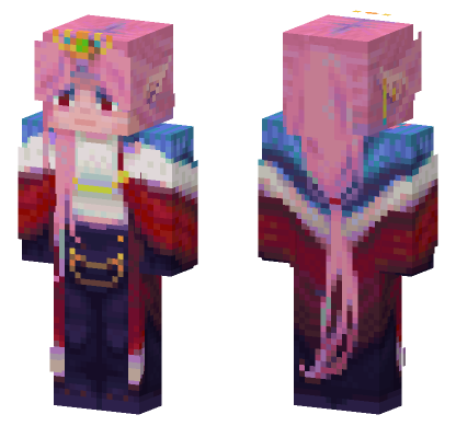 Technoblade Redo Minecraft Bedrock skin