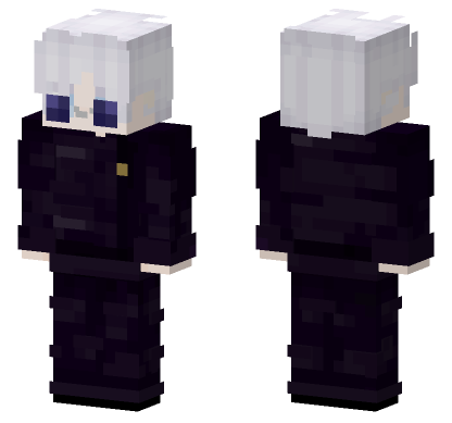Teen Gojo Satoru Minecraft Bedrock skin