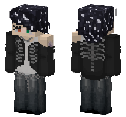 Teen Thalia Glitchverse Minecraft Bedrock skin