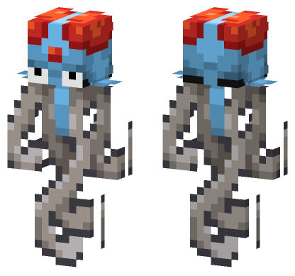 Tentacool Skin Minecraft Bedrock skin