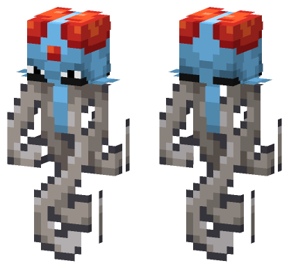 Tentacruel Pokemon Skin Minecraft Bedrock skin