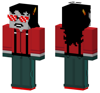 Terezi Homestuck 2 Minecraft Bedrock skin