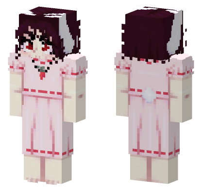 Tewi Inaba Touhou Project Minecraft Bedrock skin