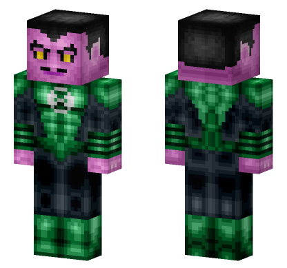 Thaal Sinestro Green Lantern Minecraft Bedrock skin