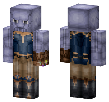 Thanos Avengers Infinity War Minecraft Bedrock skin