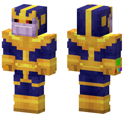 Thanos Skin Minecraft Bedrock skin