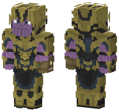 Thanos The God Minecraft Bedrock skin