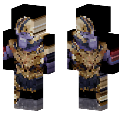Thanos The Mad Titan Minecraft Bedrock skin