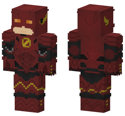 The Flash Arkhamverse Minecraft Bedrock skin