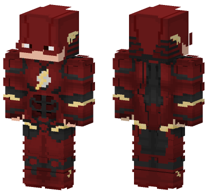 The Flash Barry Allen Minecraft Bedrock skin
