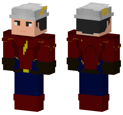 The Flash CW Jay Garrick Minecraft Bedrock skin