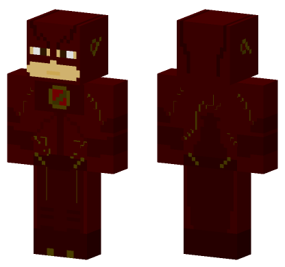 The Flash CW Season 1 Minecraft Bedrock skin