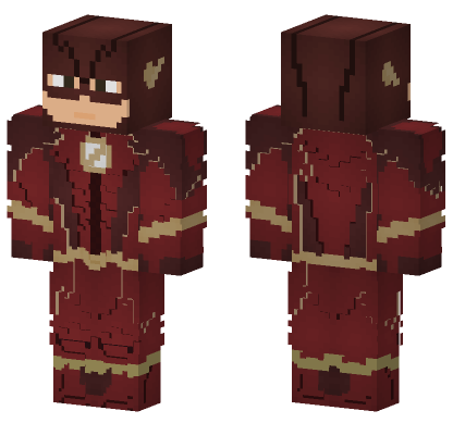 The Flash CW Season 4 Minecraft Bedrock skin