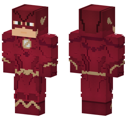 The Flash CW Season 5 Minecraft Bedrock skin