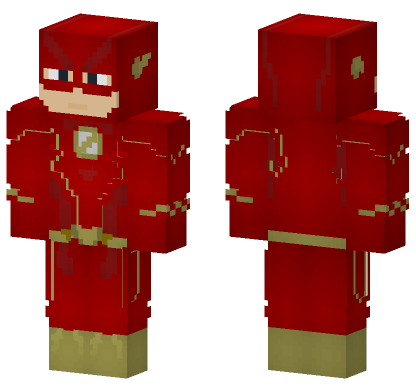 The Flash CW Season 8 Minecraft Bedrock skin