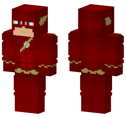The Flash Earth 90 CW Minecraft Bedrock skin