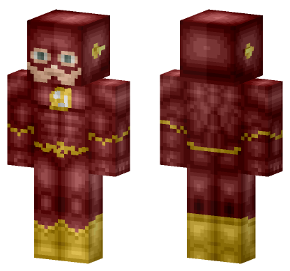 The Flash Justice Society WWII Minecraft Bedrock skin