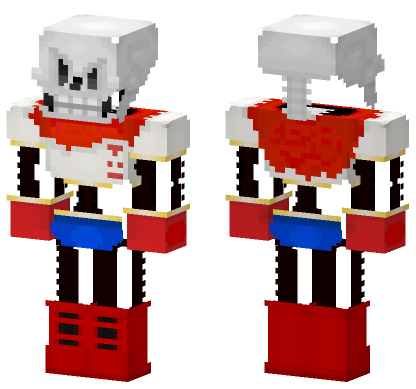 The Great Papyrus Minecraft Bedrock skin