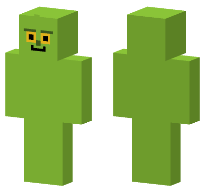 The Grinch Jim Carrey V2 Minecraft Bedrock skin