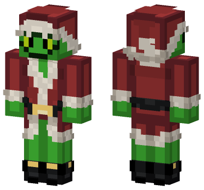 The Grinch Skin Minecraft Bedrock skin