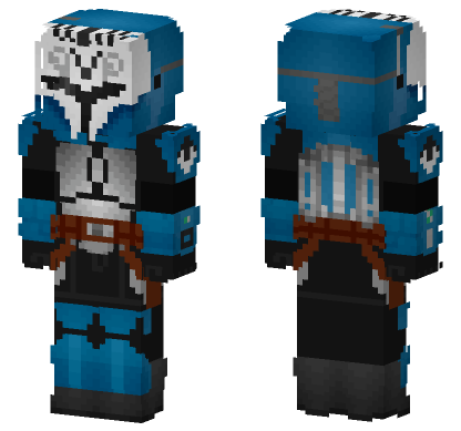The Heiress Bo Katan Mandalorian Minecraft Bedrock skin