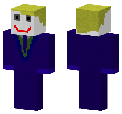 The Joker 6440629 Minecraft Bedrock skin