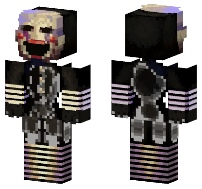 The Marionette Puppet Five Nights Minecraft Bedrock skin
