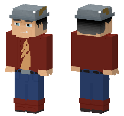 The Original Flash Jay Garrick Minecraft Bedrock skin