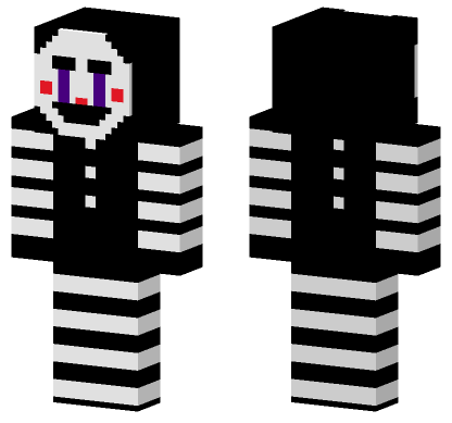 The Puppet FNAF 2 Custom Minecraft Bedrock skin