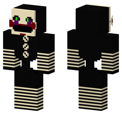 The Puppet FNAF Minecraft Bedrock skin
