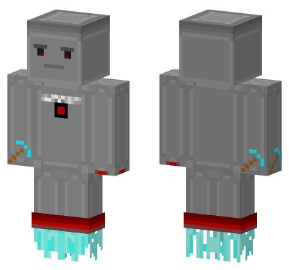 The Super Robot Minecraft Bedrock skin