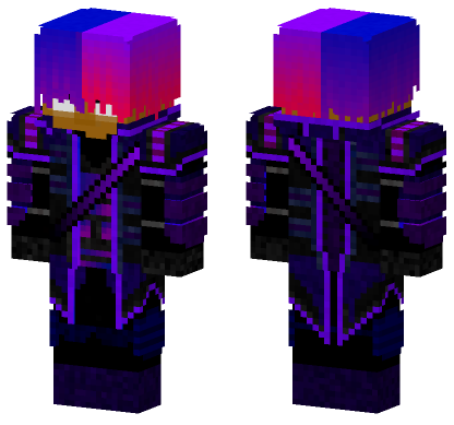 The Unknown Unmasked Minecraft Bedrock skin