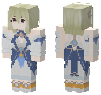Tholindis Genshin Impact Minecraft Bedrock skin
