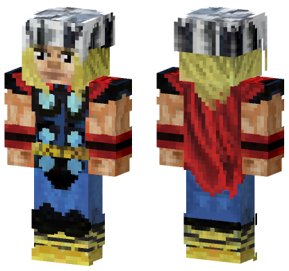 Thor 6687299 Minecraft Bedrock skin