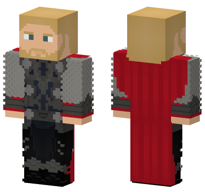 Thor Movie Skin Minecraft Bedrock skin