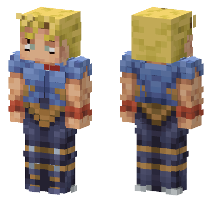 Thunder McQueen Minecraft Bedrock skin
