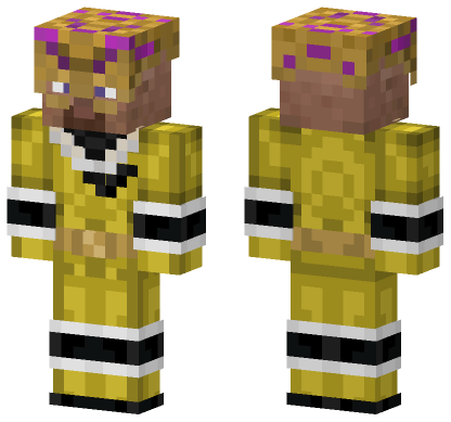 Tideus Yellow Outfit Minecraft Bedrock skin