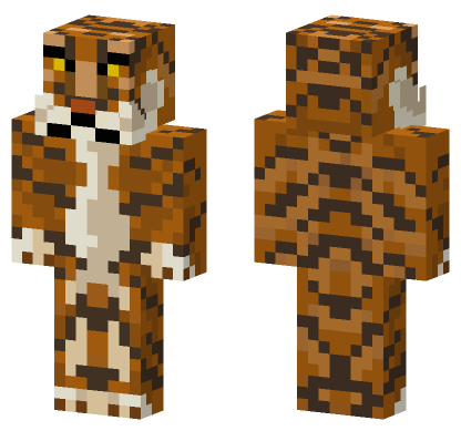 Tiger Skin Minecraft Bedrock skin