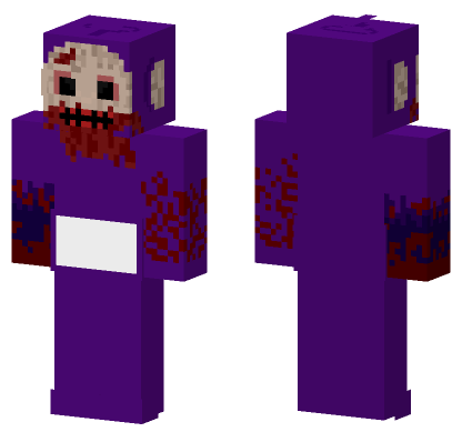 Tinky Winky Slendytubbies Minecraft Bedrock skin