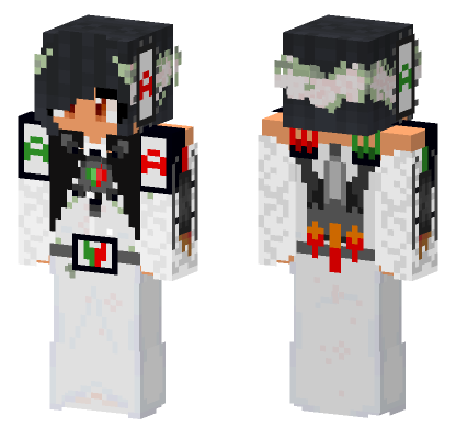 Titan Aphmau Wedding Dress Minecraft Bedrock skin